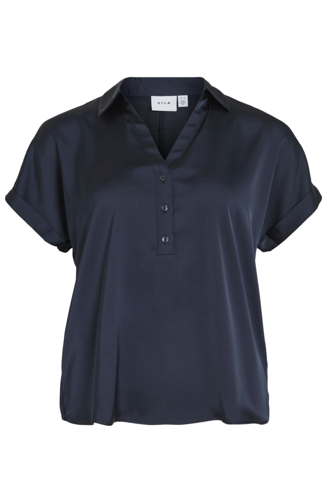 VIENNA RAVENNA S/S TOP - NOOS 14107405 Navy Blazer